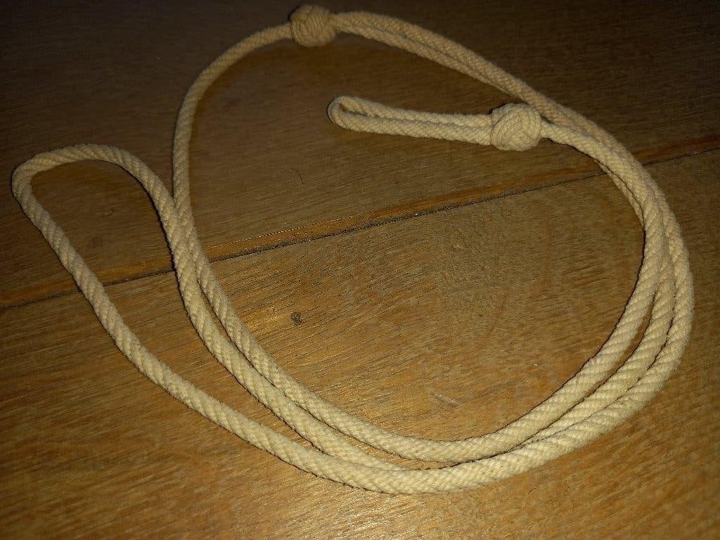 Britse originele white lanyard Royal Navy, Verzamelen, Ophalen of Verzenden