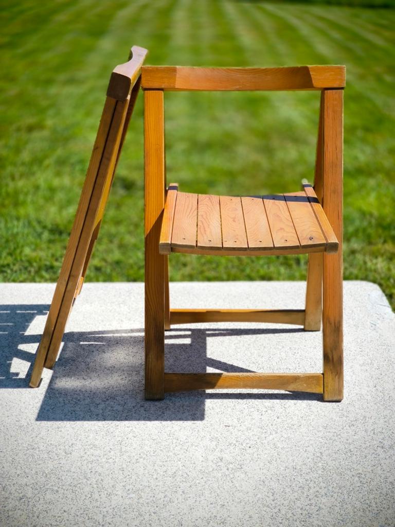 2 chaises pliante Gascon, Espagne année 1970s, Enlèvement