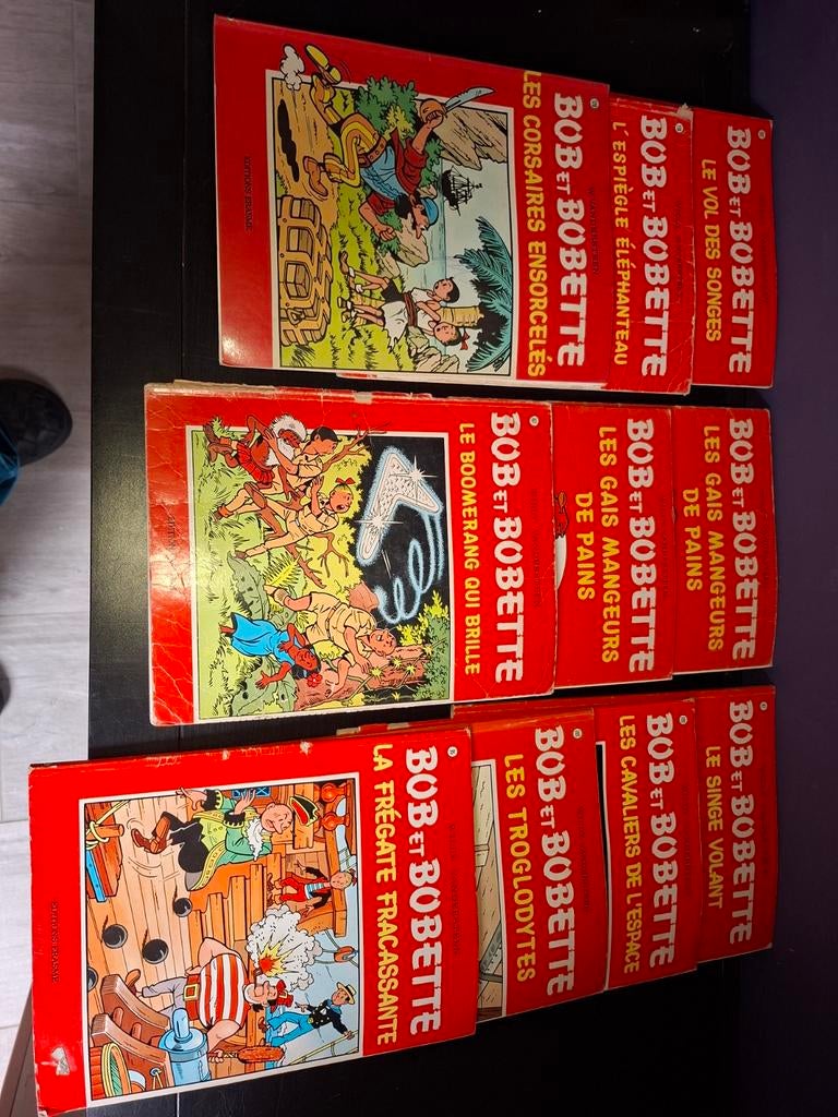 Lot de 10 Bd Bob et Bobette