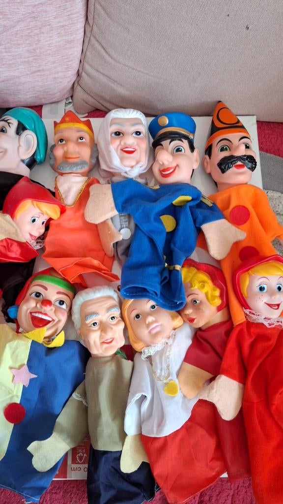 Poppenkast poppen, Verzamelen, Ophalen of Verzenden