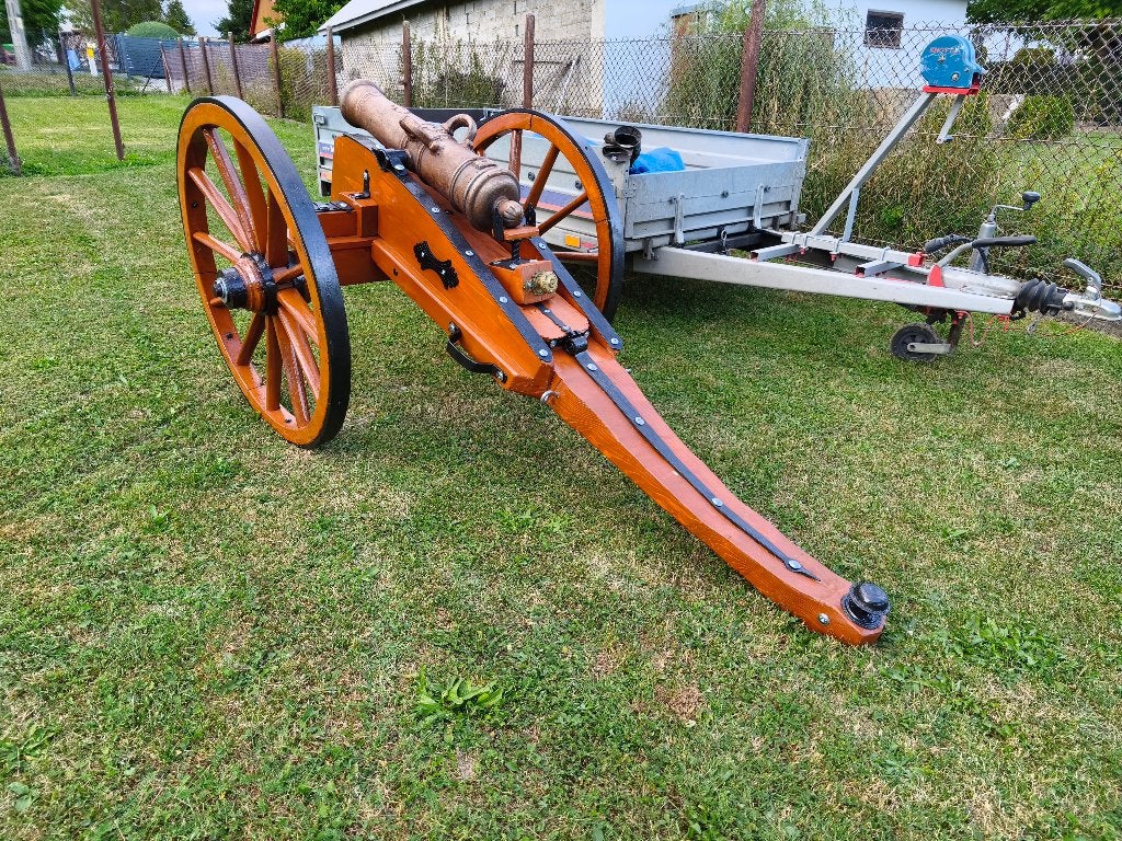 kanon in -stijl van artillerie in en gietijzer. C'ecanon, Verzamelen, Ophalen of Verzenden, Landmacht, Kunstobject