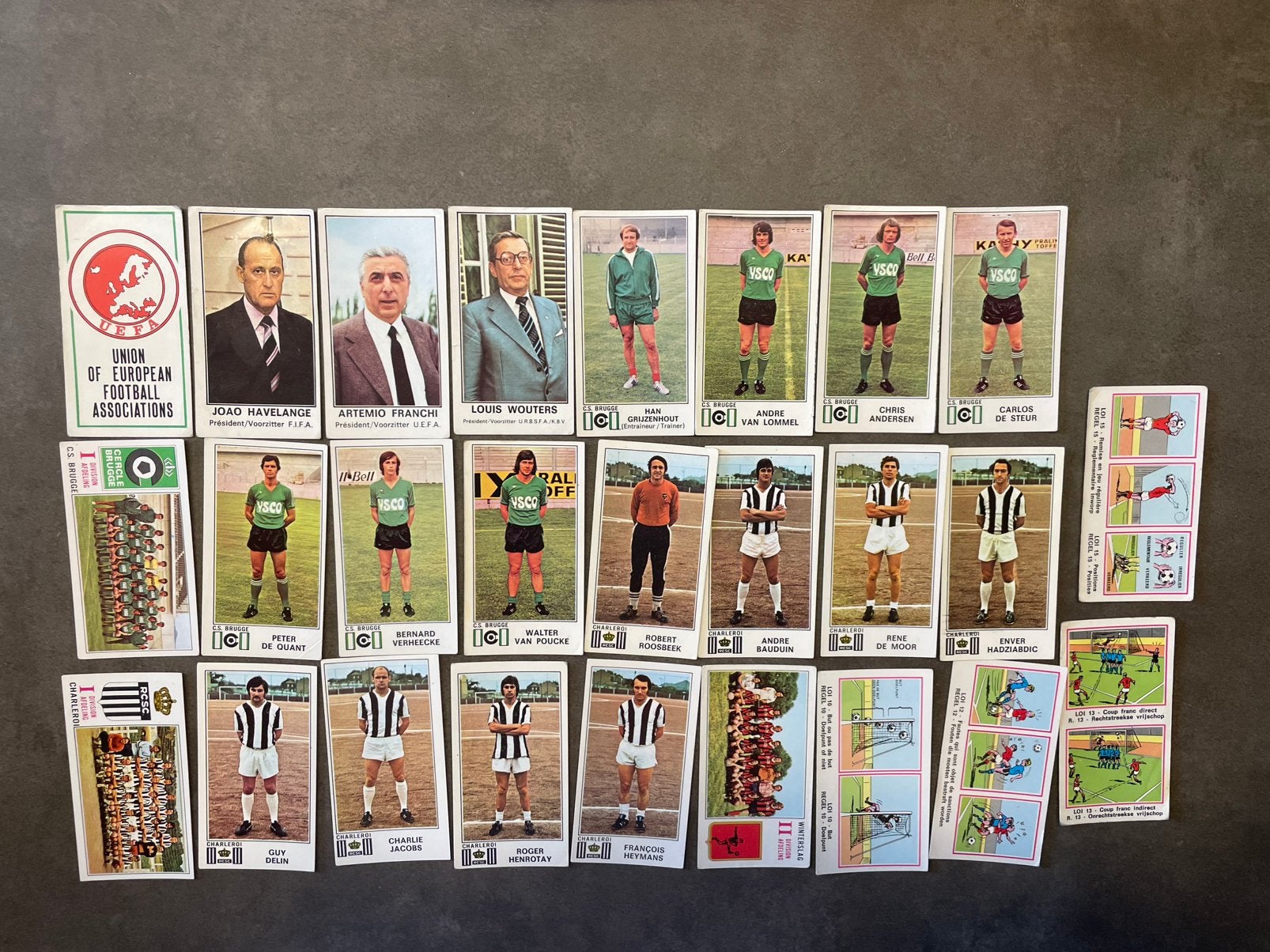 Lot vintage de 76 autocollants Panini Football, Enlèvement ou Envoi, Comme neuf