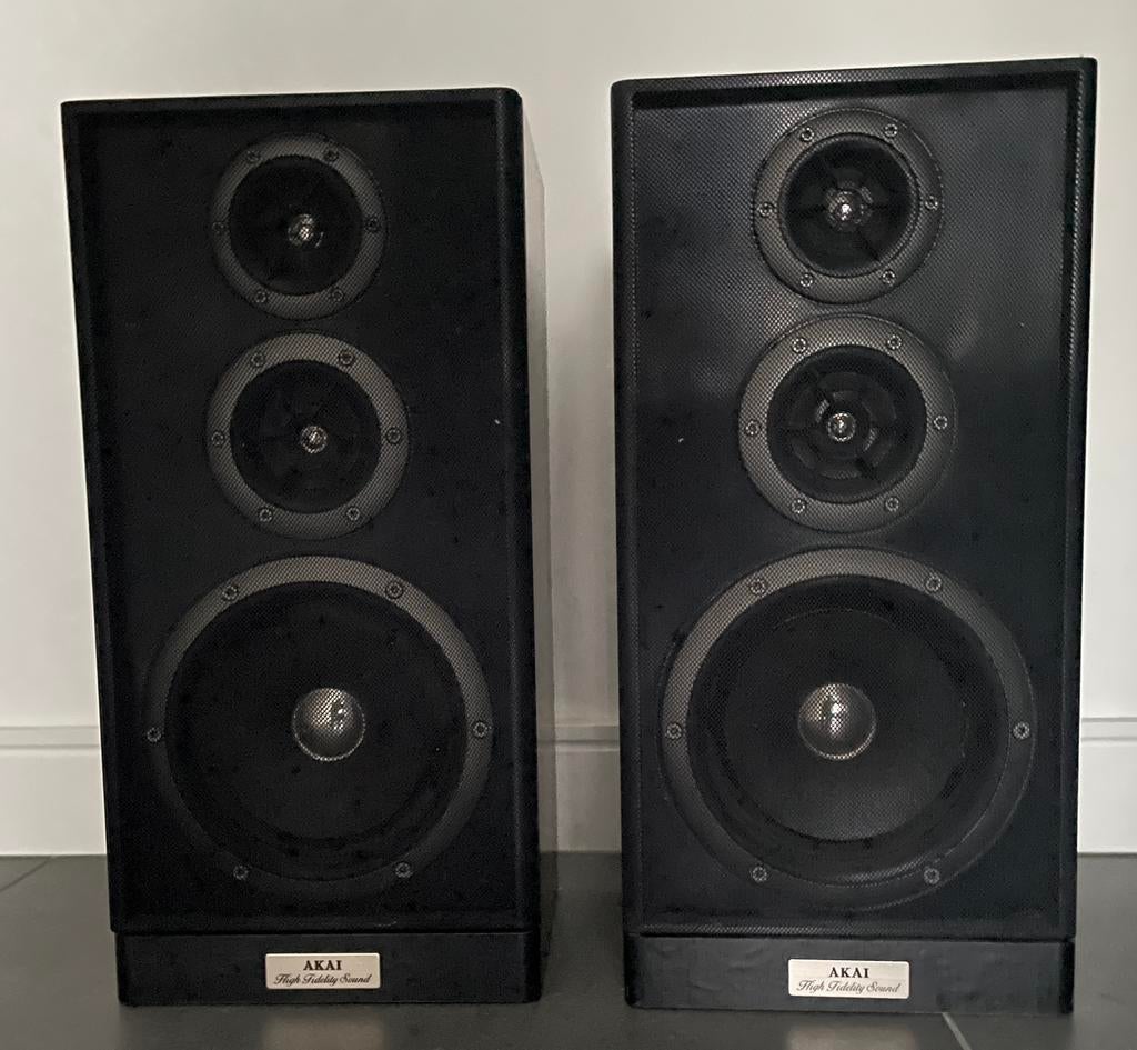 Te koop Akai versterker platenspeler boxen in zeer goede sta, Ophalen, Zo goed als nieuw, Overige merken