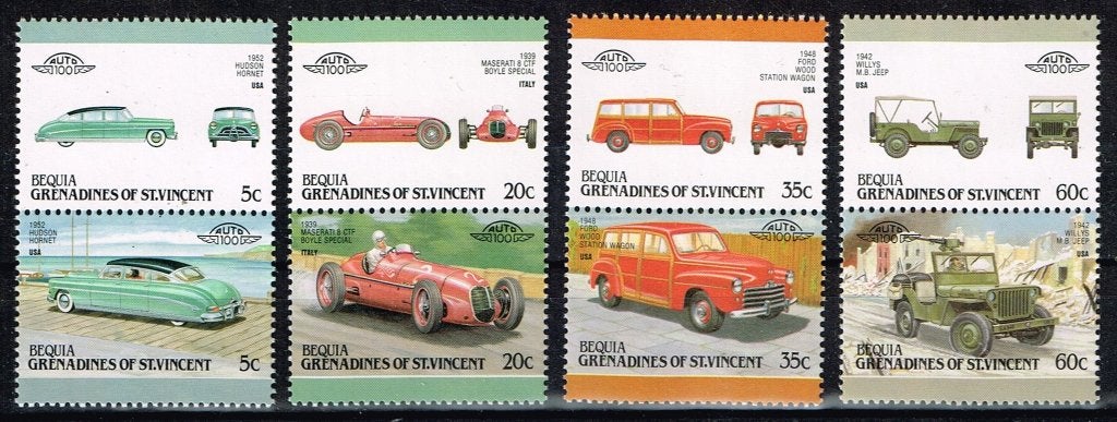 Postzegels van Grenadines of St. Vincent - K 6147 - auto's, Postzegels en Munten, Verzenden, Postfris, Midden-Amerika