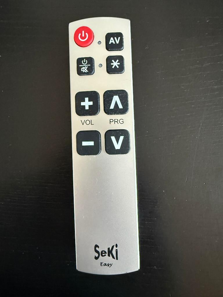 Seki universele afstandsbediening XL met grote knoppen, TV, Hi-fi & Vidéo, Télécommandes, Enlèvement, Utilisé, Universel, TV