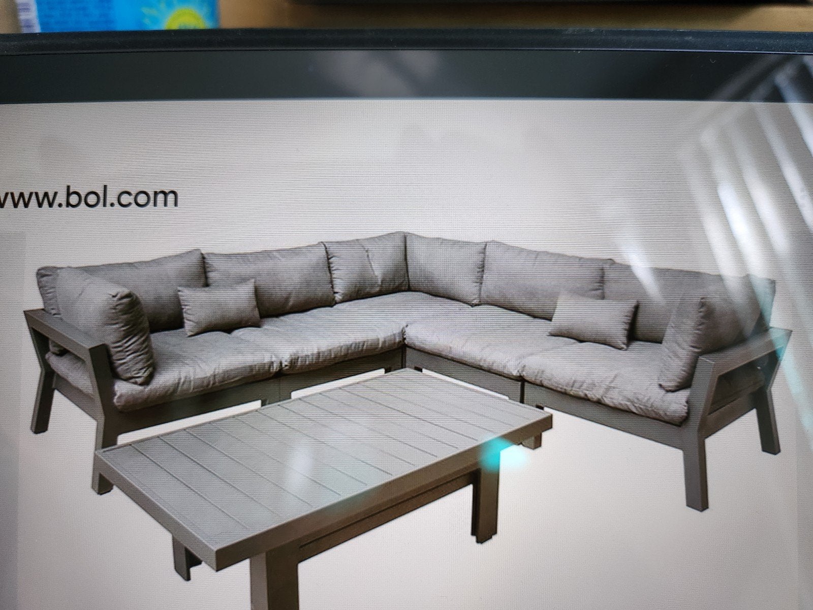 Alleen loungeset 5pers 800euro, Tuin en Terras, Ophalen, Aluminium