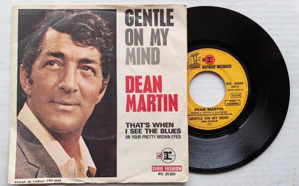 DEAN MARTIN - Gentle on my mind (45t), Enlèvement ou Envoi, Single, Comme neuf, Pop