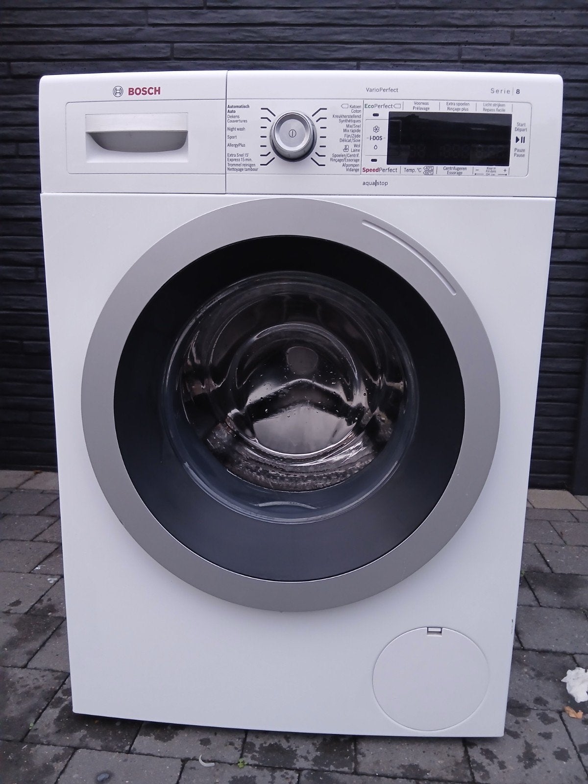 wasmachine Bosch 9kg 1600toeren Klasse A +++, Ophalen, 1600 toeren of meer, Energieklasse A of zuiniger
