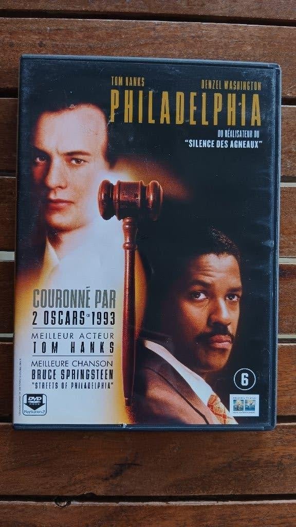 )))   Philadelphia  //  Tom Hanks / Denzel Washington  (((, Cd's en Dvd's, Dvd's | Drama, Vanaf 6 jaar, Ophalen of Verzenden, Zo goed als nieuw