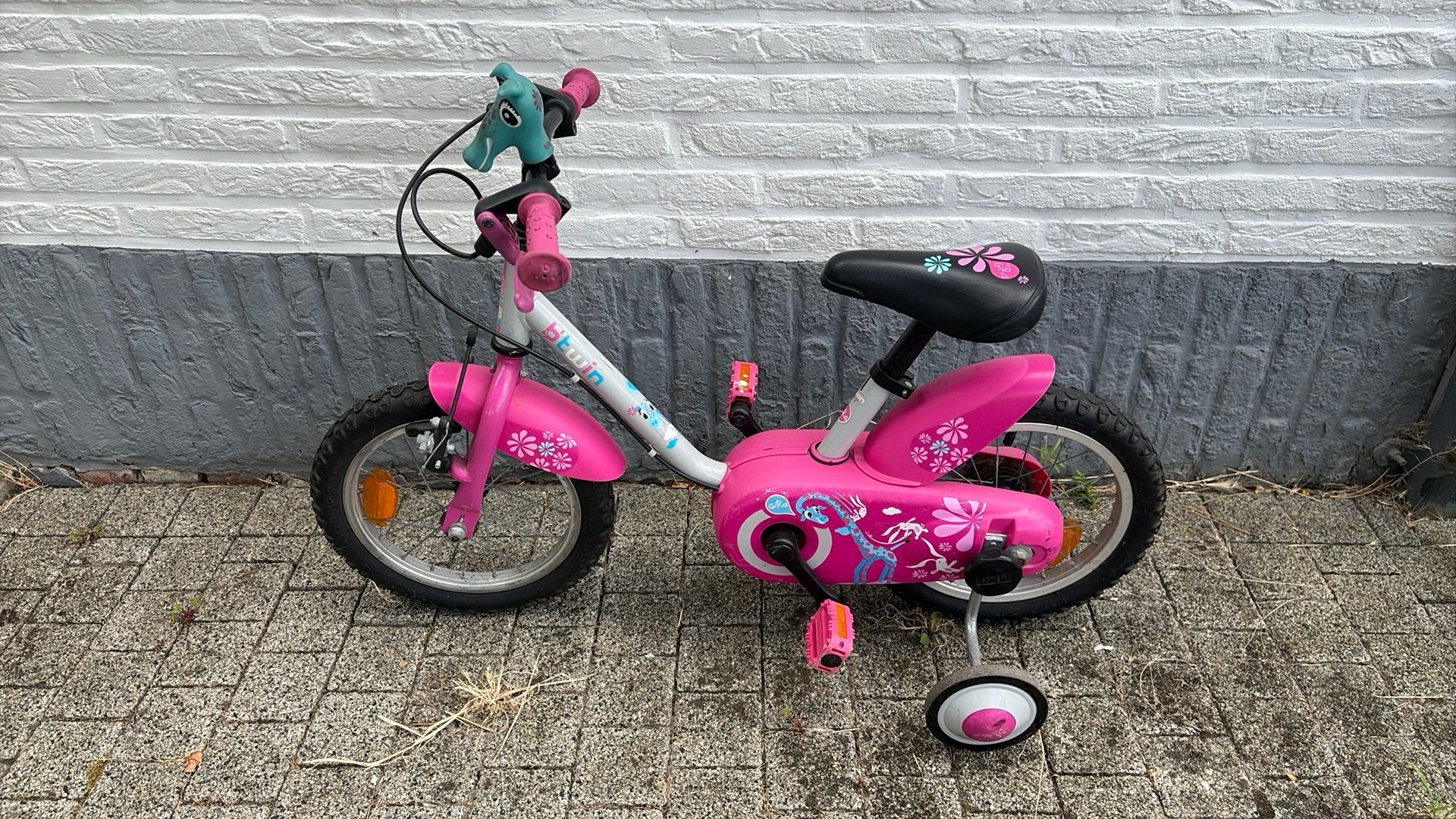 Kinderfiets met zijwieltjes - decathlon, Ophalen, Gebruikt, Zijwieltjes