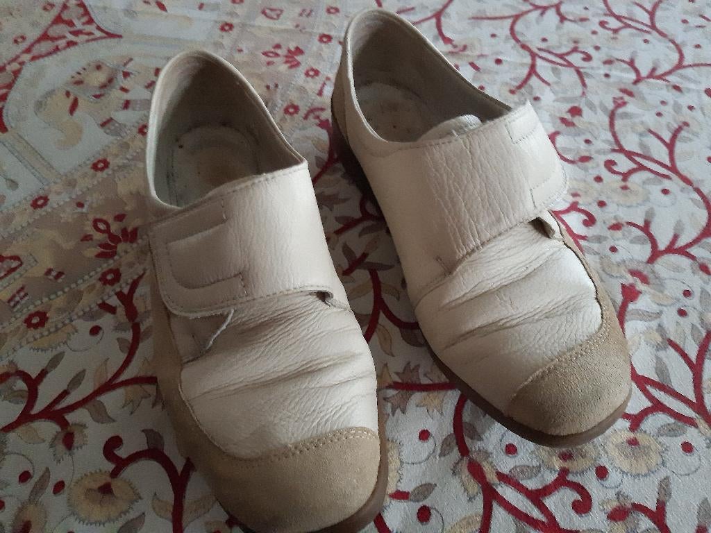 schoenen dames beige met velcro Ara, Ophalen of Verzenden, Zo goed als nieuw, Beige