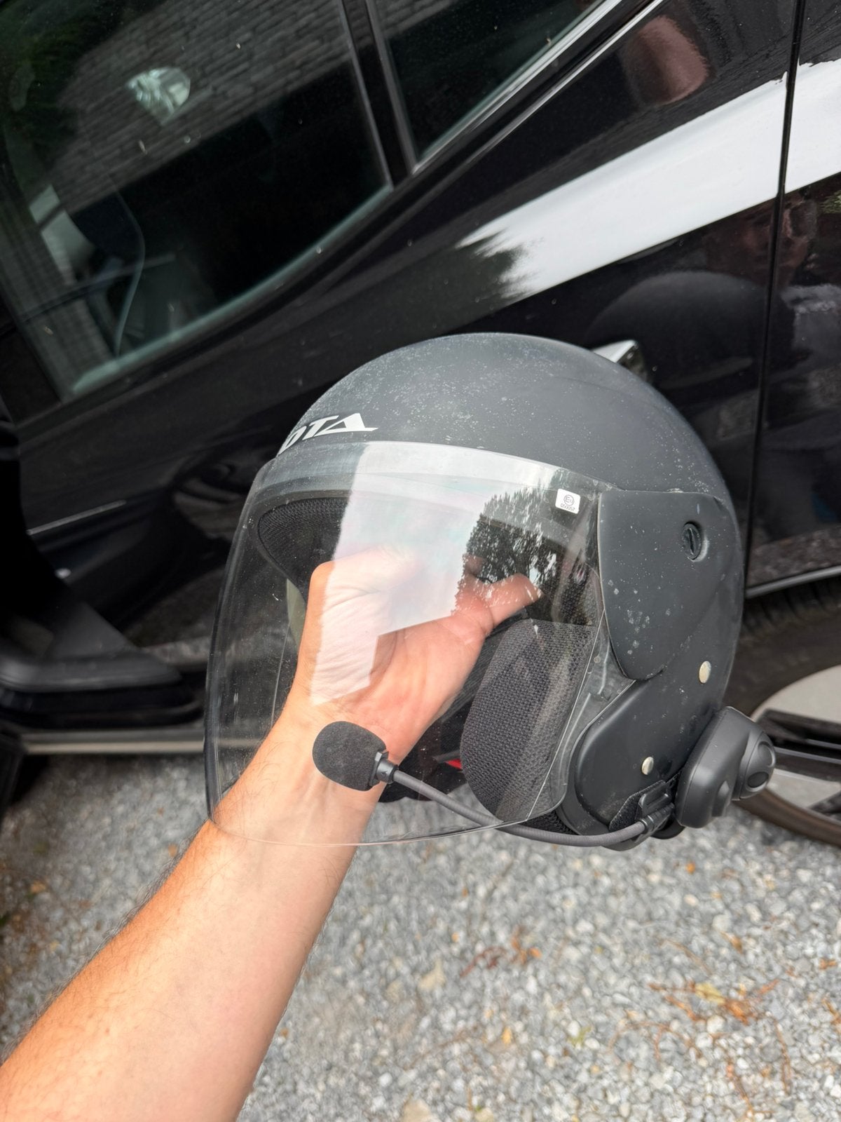Sena XS motorhelm met intercom, Ophalen, XS