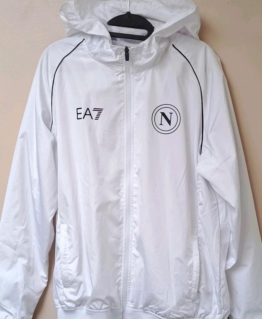 Veste SSC Napoli EA7 - État Neuf - Taille XL (Slim Fit), Sport en Fitness, Maat XL, Ophalen of Verzenden, Zo goed als nieuw, Trainingspak