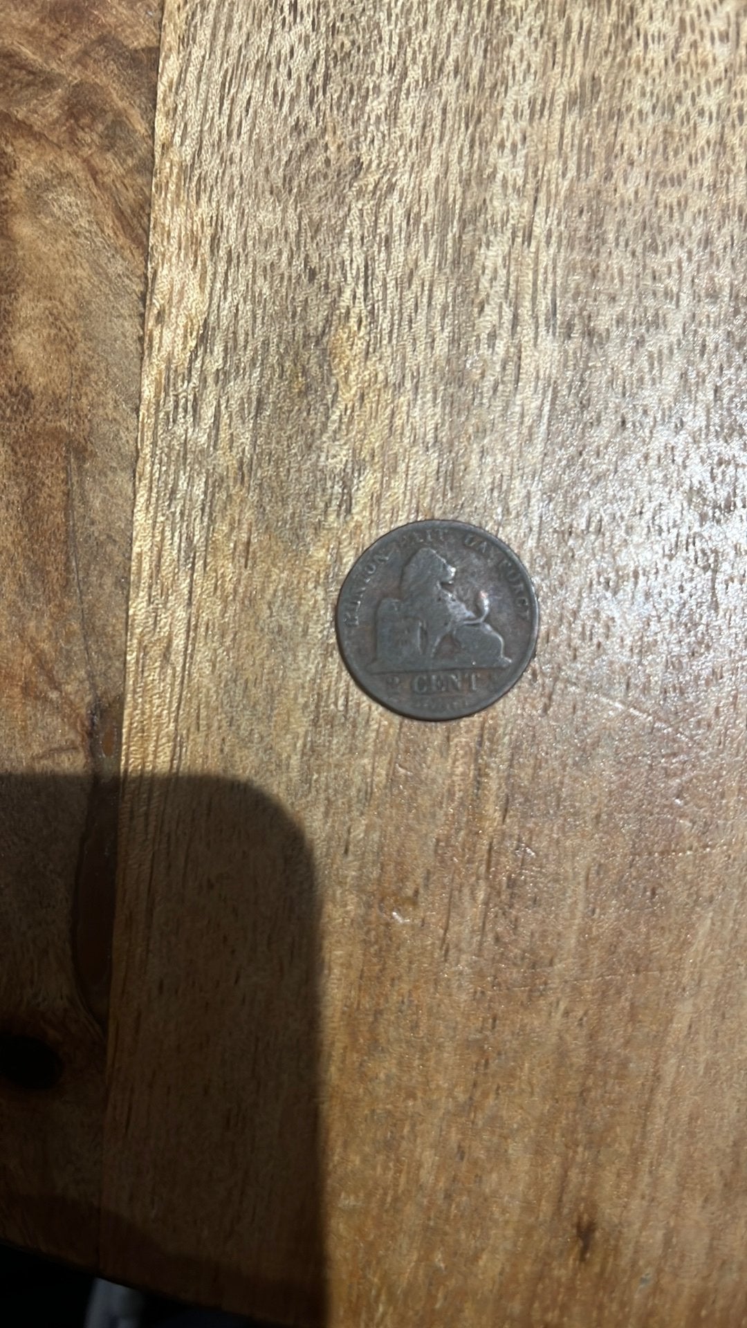 Belgique 2 centimes légende en français roi des belges 1870, Enlèvement ou Envoi
