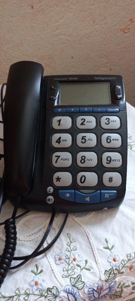 Téléphone fixe à grosses touches, Enlèvement ou Envoi, Utilisé