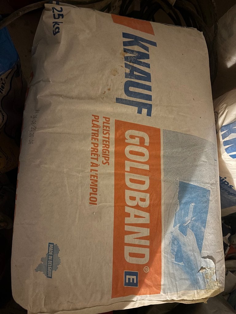 Gips Knauf Goldband 25KG (2 stuks), Doe-het-zelf en Bouw, Ophalen, Zo goed als nieuw, Overige typen