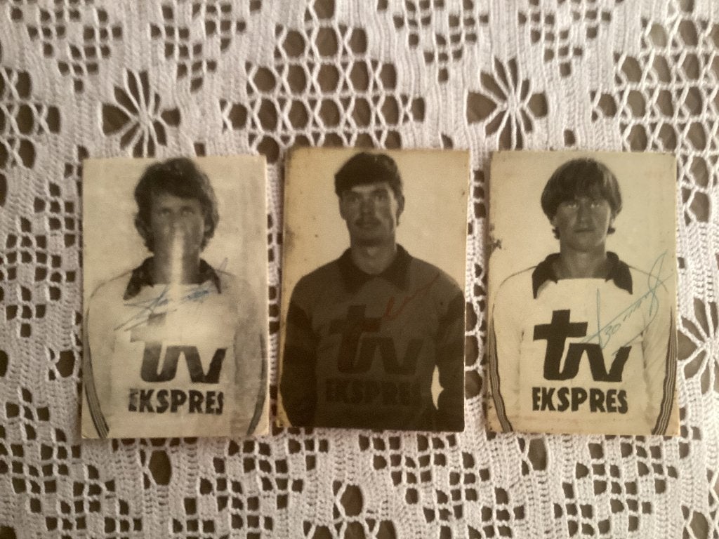 3 zeer oude prenten chromos met handtekening R.ANTWERP F.C, Verzamelen, Ophalen of Verzenden, Gebruikt, Foto