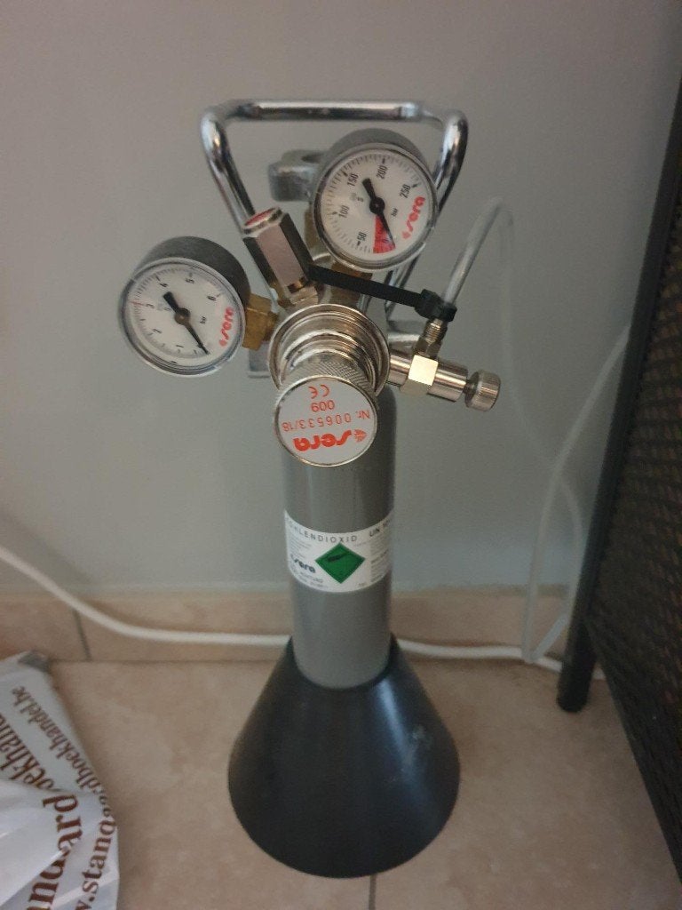 CO2 set, Sera, Enlèvement ou Envoi, Tuyaux inclus, Utilisé