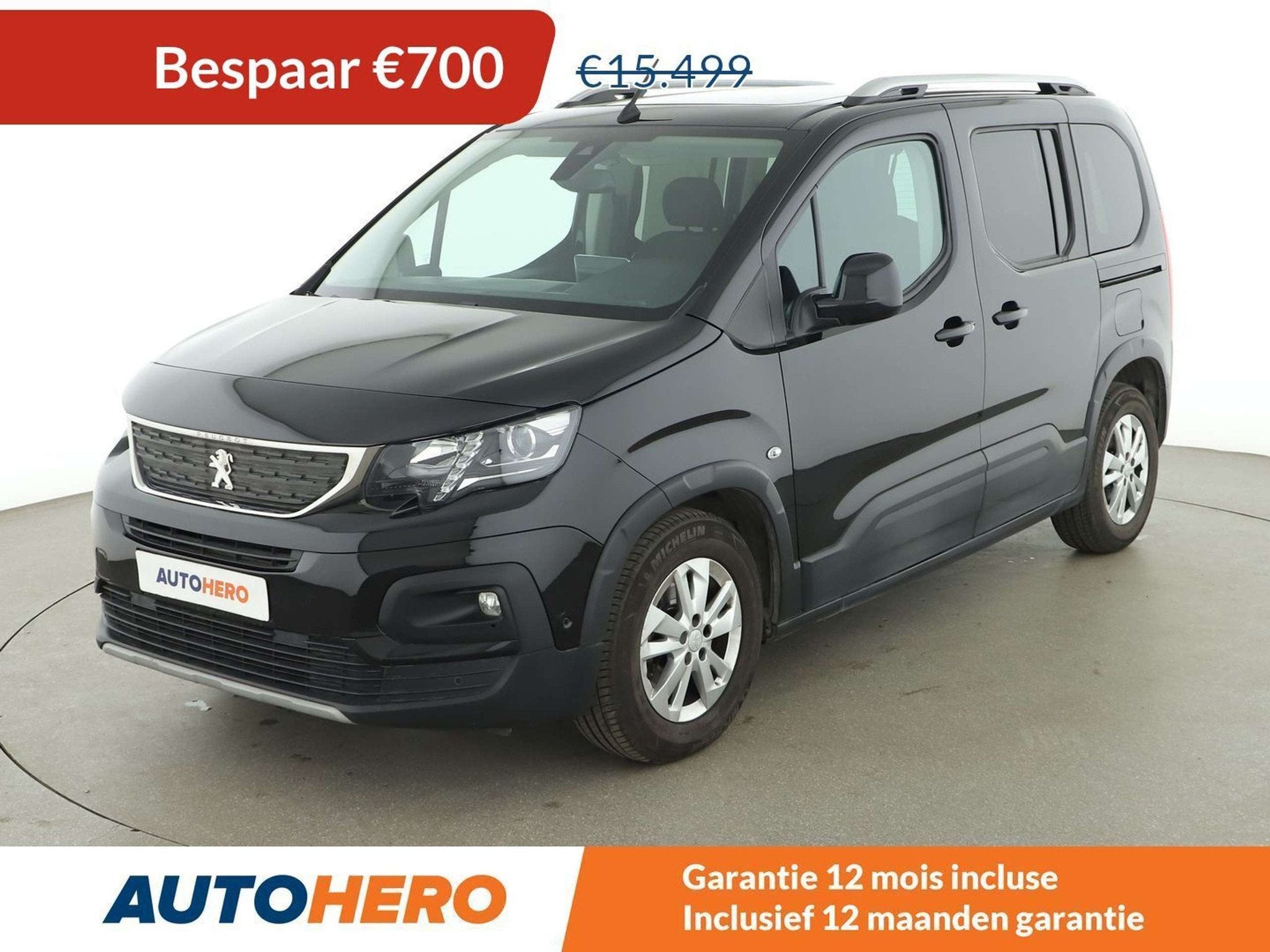 Peugeot Rifter 1.2 PureTech Allure L1 (bj 2019), Auto's, Peugeot, Voorwielaandrijving, Stof, Euro 6, https://public.car-pass.be/vhr/f3318b9e-5af3-4b05-9224-32f664ccbe4b