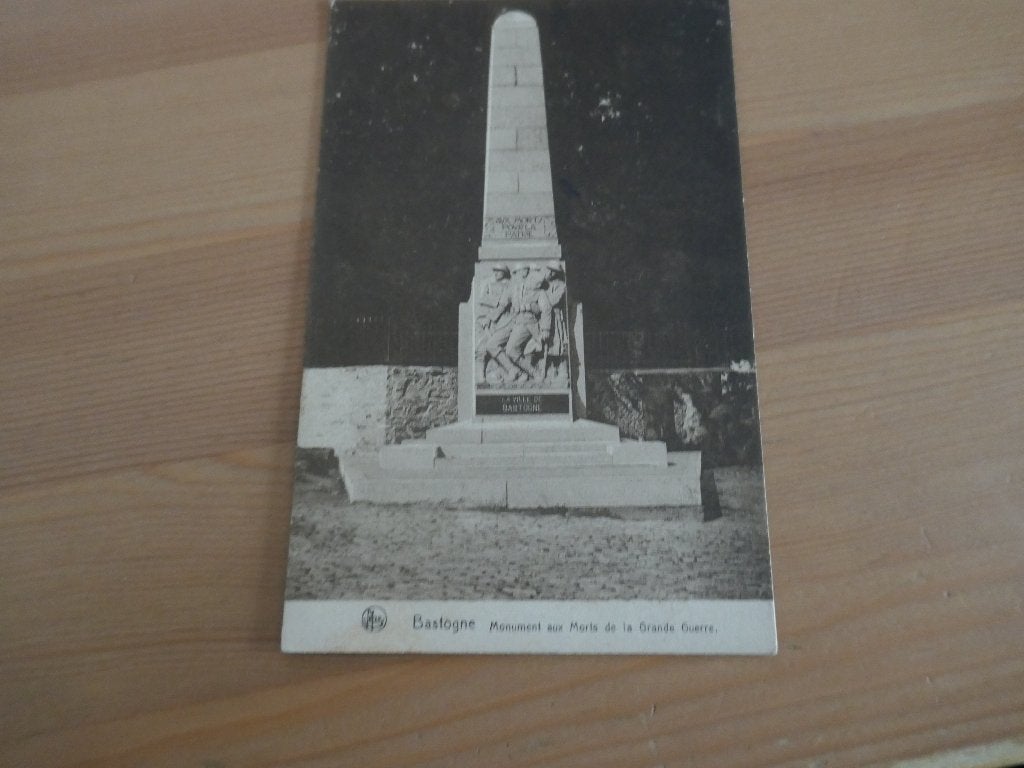 bastogne monument aux morts de la grande guerre, Verzenden, Gelopen, Luxemburg