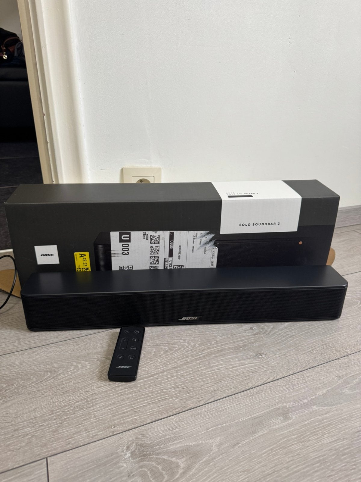 Barre de son bose solo 2 avec boîte, TV, Hi-fi & Vidéo, Enlèvement, Bluetooth, Comme neuf