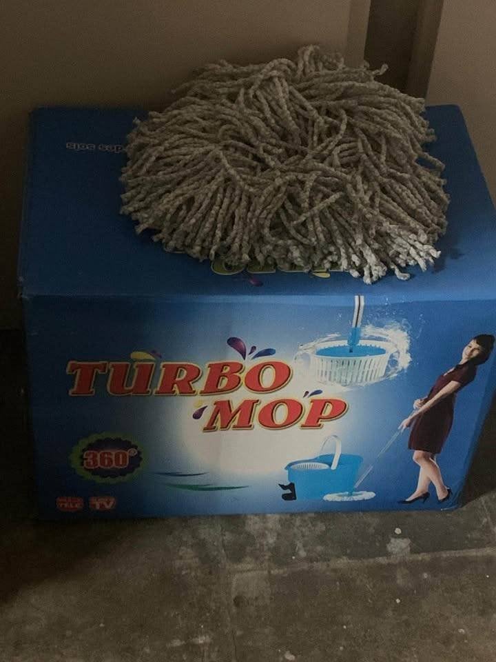 TURBO MOP, Ophalen, Dweilemmer, -bak, of -wagen