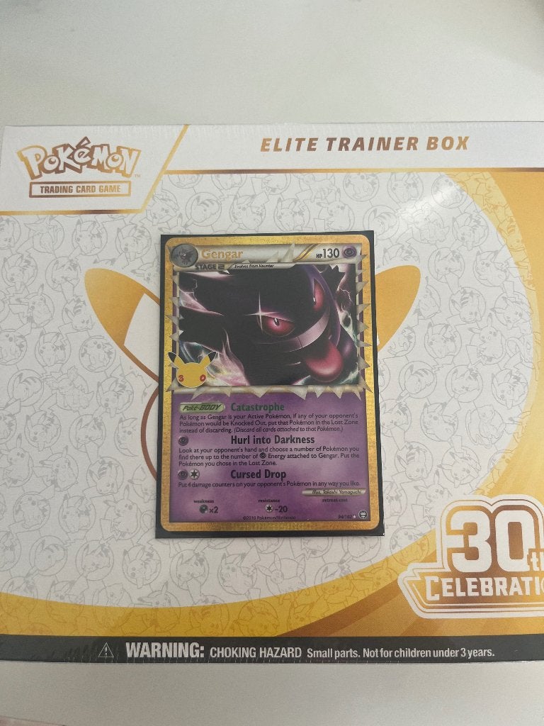 Pokemon - 30th celebration 94/102 Prime gold Gengar, Ophalen of Verzenden, Nieuw, Losse kaart