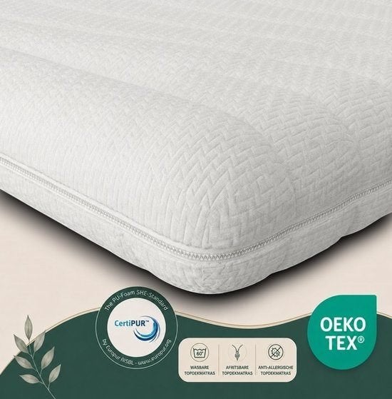 Topdekmatras koudschuim /  160/ 200/  nieuw, Huis en Inrichting, Ophalen, Matras, 200 cm, 160 cm