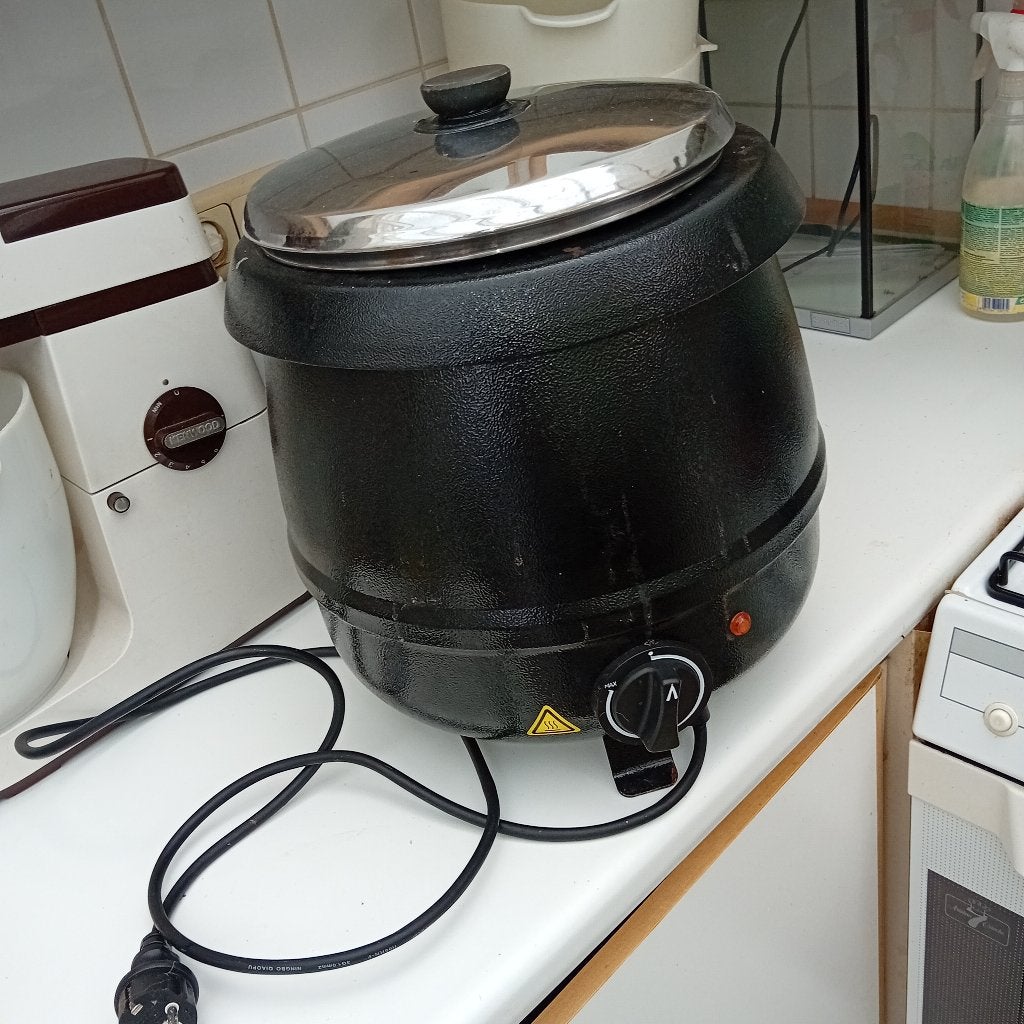 Casserole Bain-marie horeca 10 litres, Enlèvement, Utilisé, Casserole