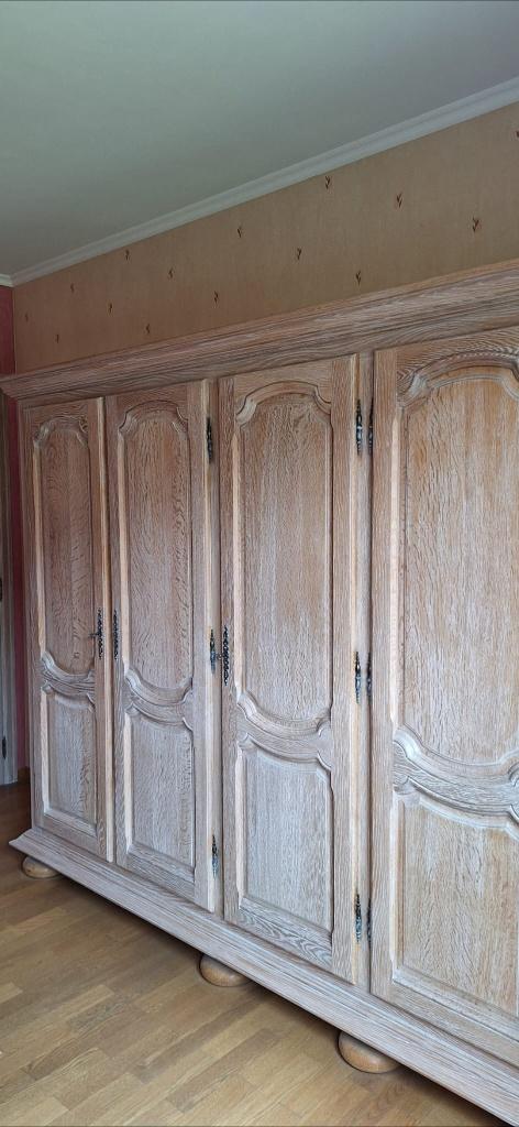 Garde-robe, Ophalen, Gebruikt, Eikenhout, 200 cm of meer