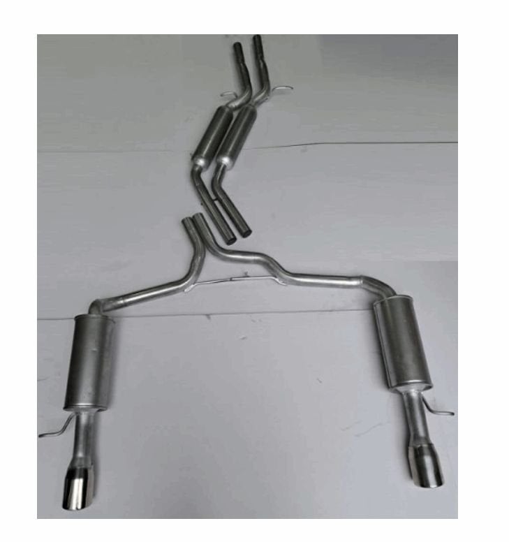 123 SPORTUITLAAT Audi A6 C6 4F 2.4 2.8 3.0 3.2 UITLAAT AUTO, Neuf, -, -, -