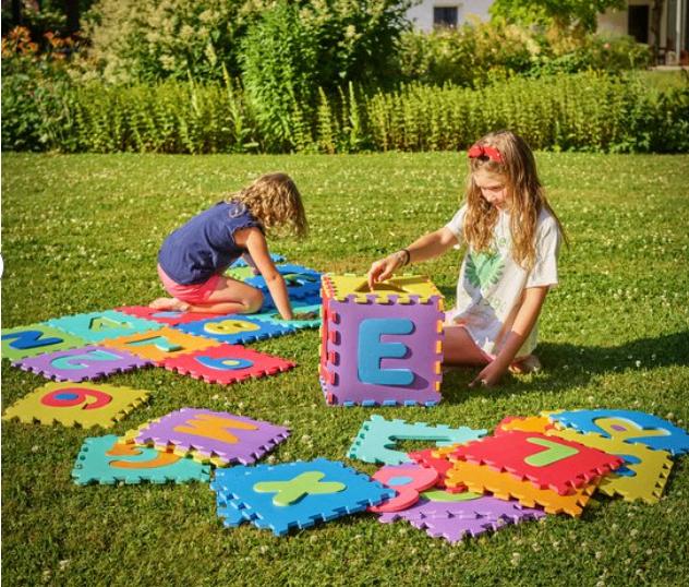 Puzzelmat voor kinderen van Foam, Ophalen, Gebruikt