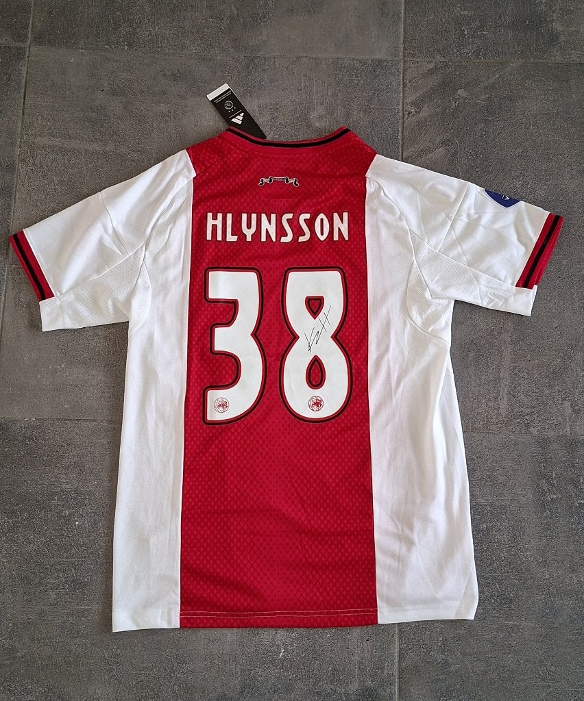 Shirt met originele handtekening; Kristian Hlynsson # Ajax, Verzamelen, Verzenden, Nieuw, Shirt