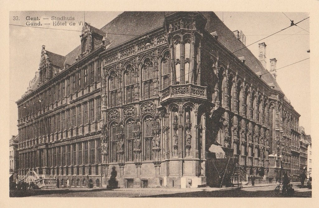 Gent, Ophalen of Verzenden, 1920 tot 1940, Gelopen, Oost-Vlaanderen