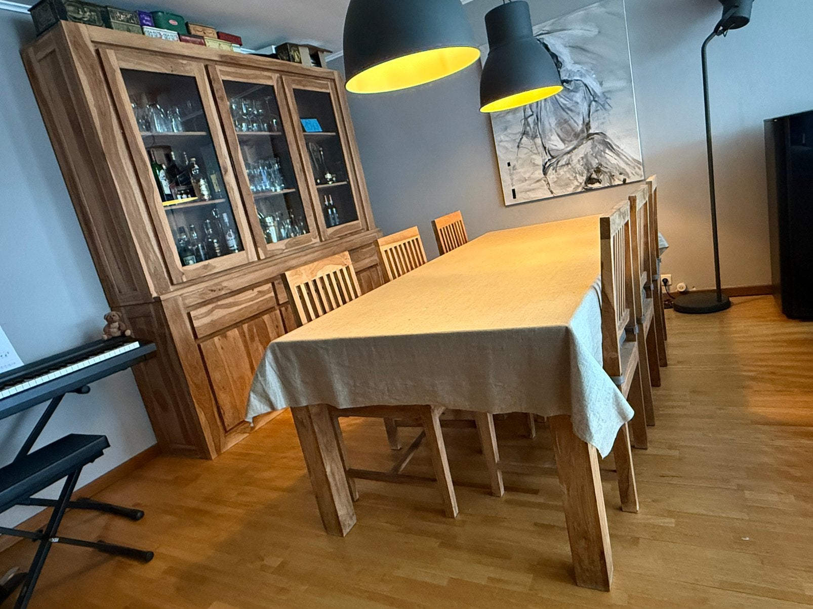 Salle à manger en teck, Enlèvement, Comme neuf