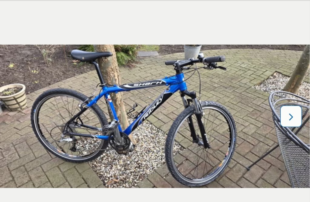 Vélo de montagne bleu Ridley Sharh., Autres marques, Frein sur jante, 49 à 53 cm, Comme neuf