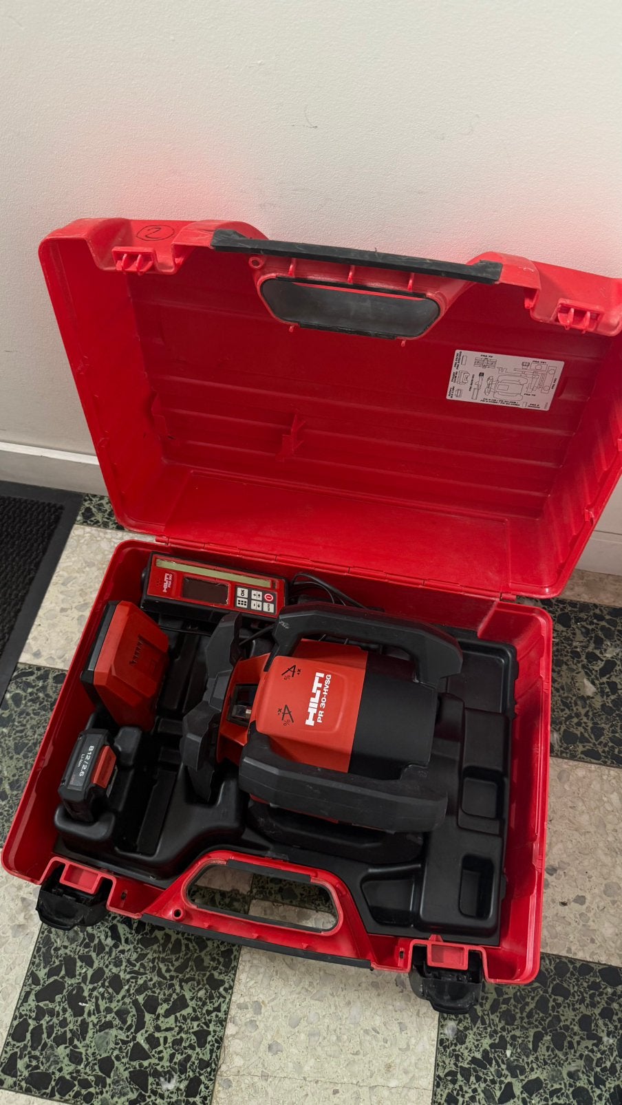 Laser HILTI PR 30-HVSG, Bricolage & Construction, Instruments de mesure, Enlèvement, Comme neuf