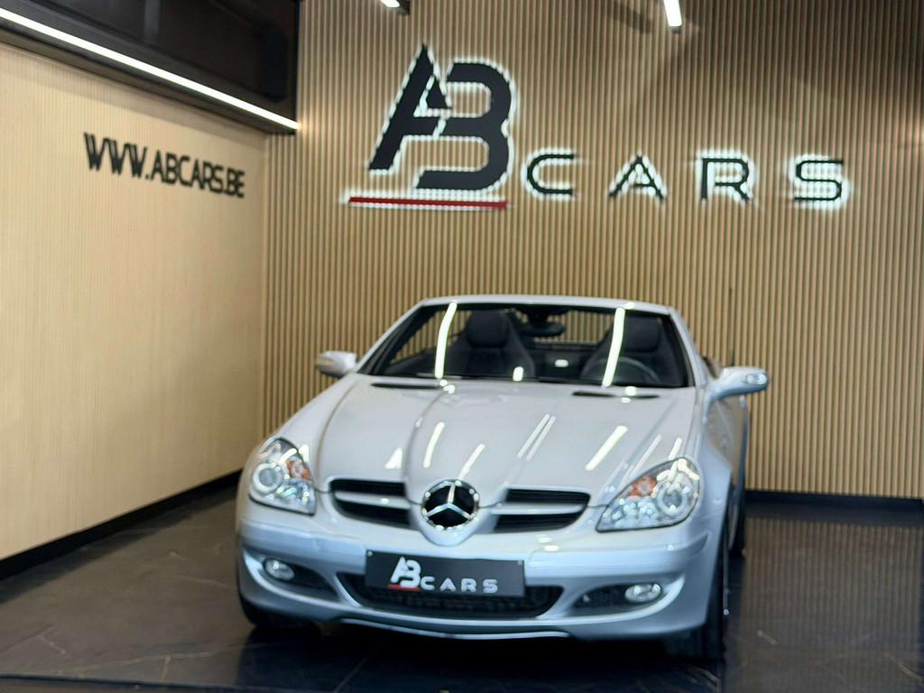 Mercedes-Benz SLK SLK200 Kompressor * GARANTIE 12 MOIS *, Auto's, Mercedes-Benz, Gebruikt, Zwart, 4 cilinders, Cabriolet