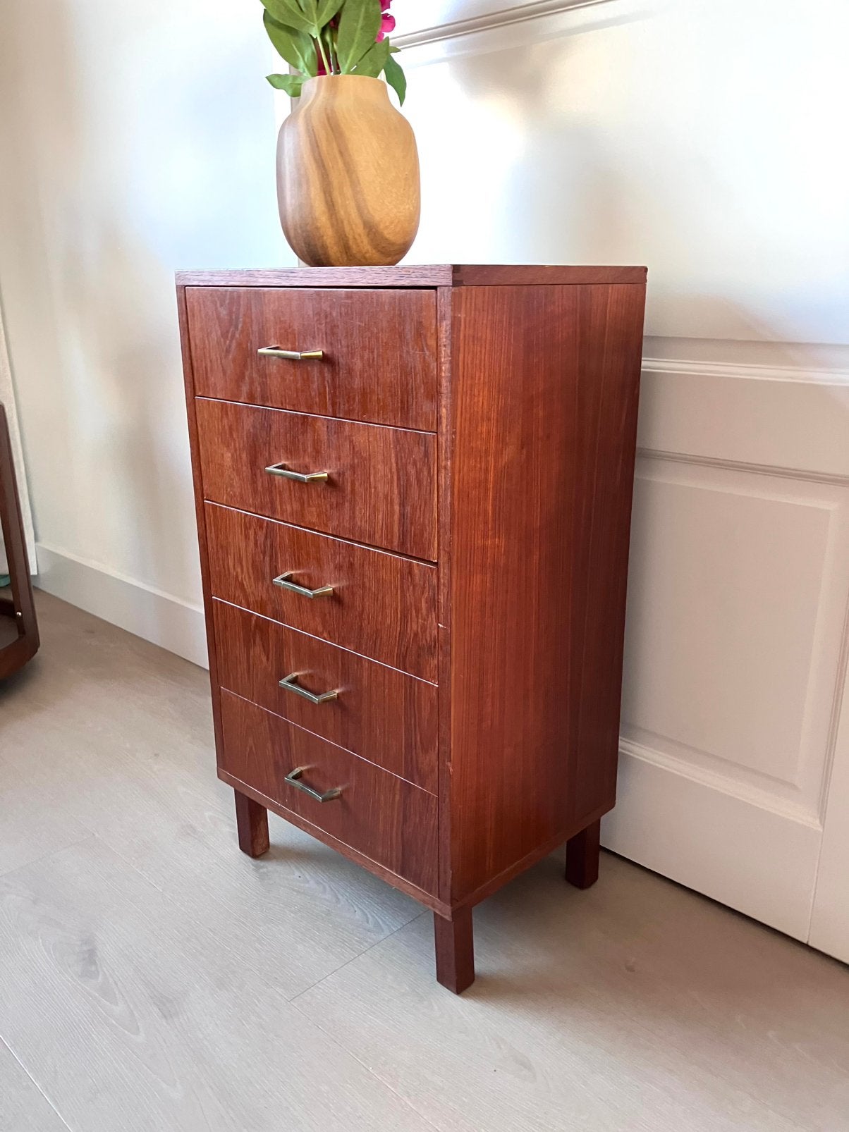 Prachtige Vintage ladekast, Huis en Inrichting, Ophalen, Minder dan 50 cm, 5 laden of meer, Zo goed als nieuw