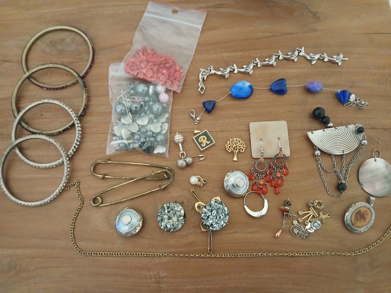 20 bijou retro, Ophalen of Verzenden, Koper, Armband, Verguld
