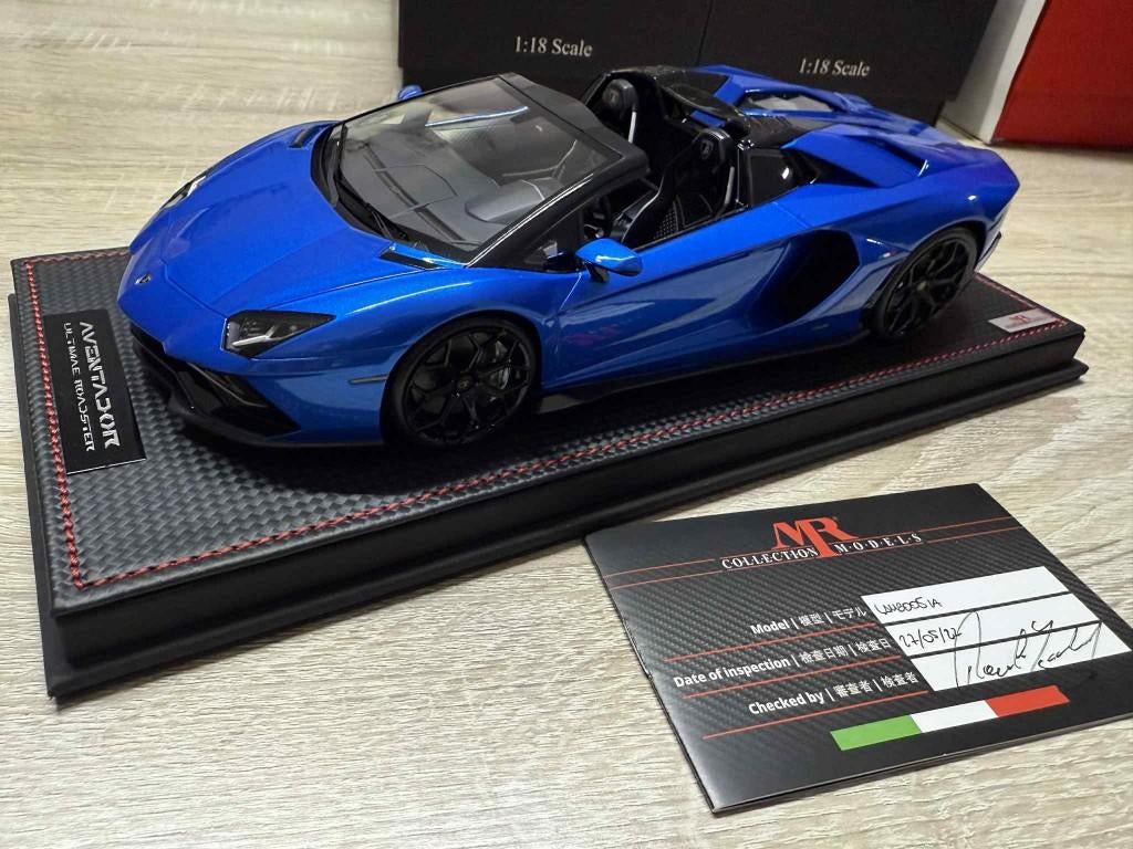 MR Lamborghini Avantador Ultimae 1/18, Enlèvement, Neuf, Voiture, Autres marques