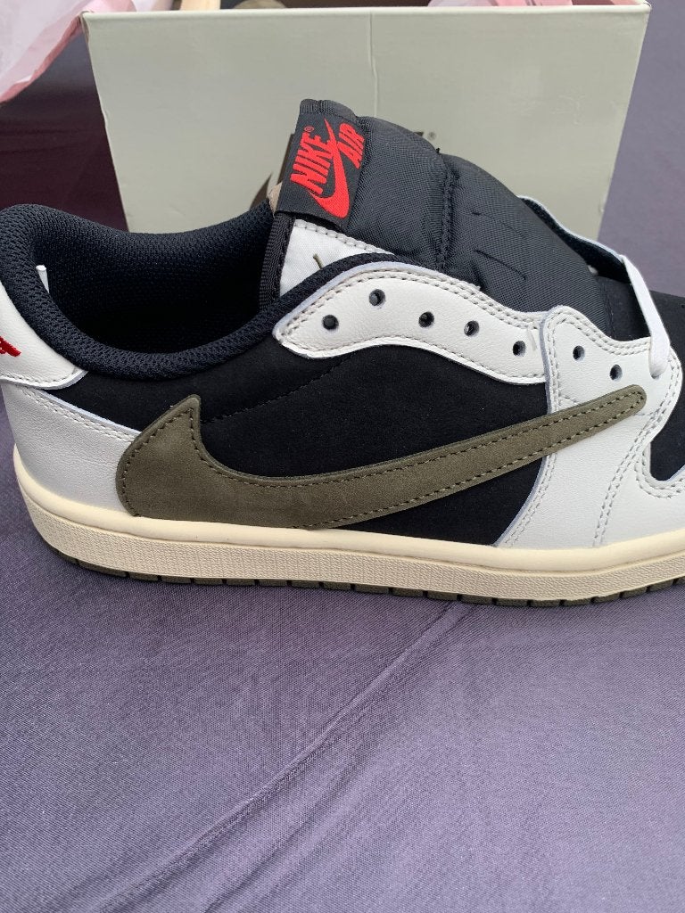 Nike Jordan 1 Retro Low Travis Scott Olive, Ophalen, Nieuw, Nike