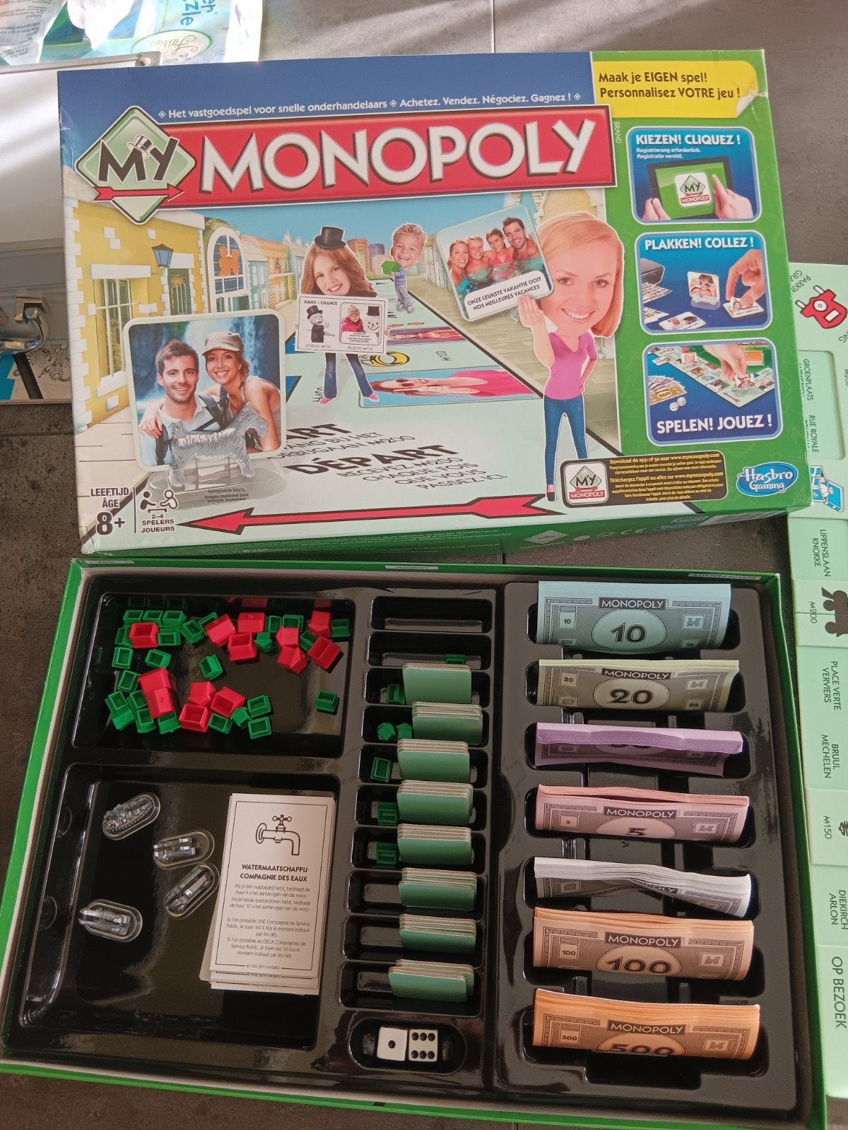 nieuw monopoli spel zelf te personaliseren, Drie of vier spelers, Ophalen of Verzenden, Nieuw, HASBRO