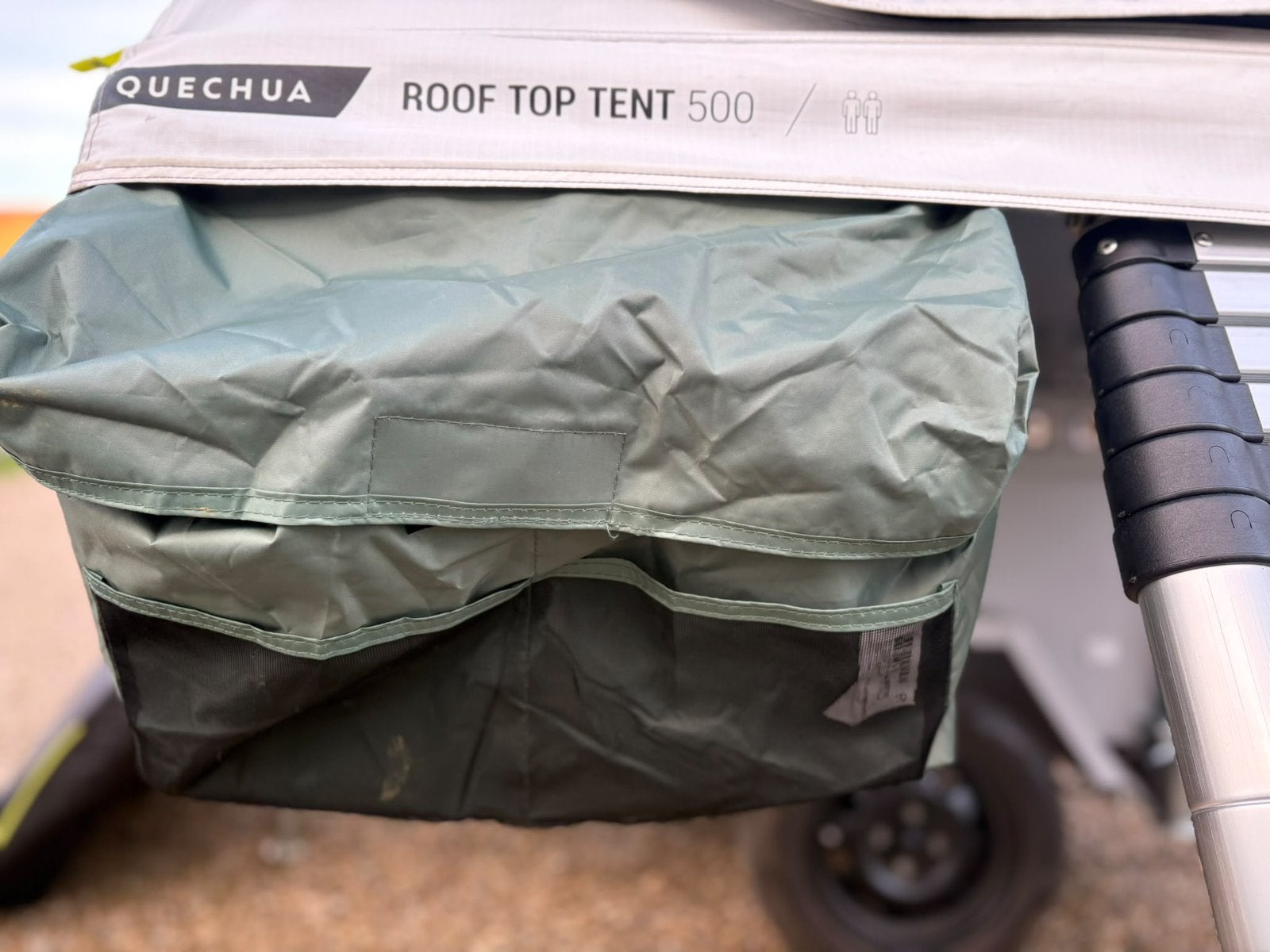 Daktent mh500 fresh & black 2personen, Caravans en Kamperen, Ophalen, Gebruikt, Tot en met 2