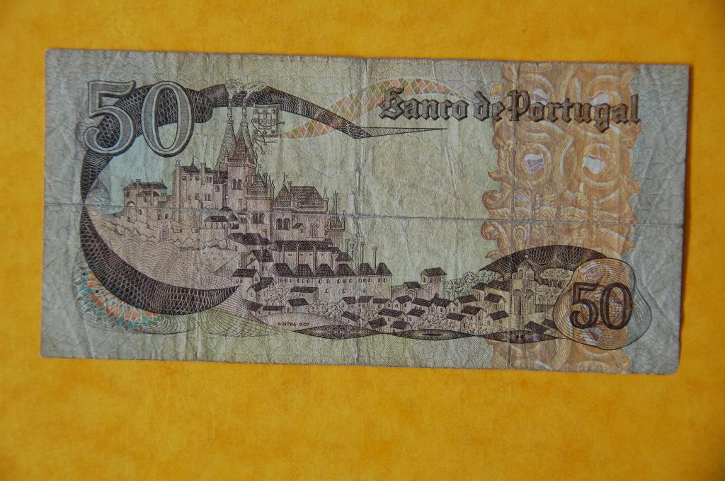 PORTUGAL : 50 Escudo 1980, Verzenden, Los biljet