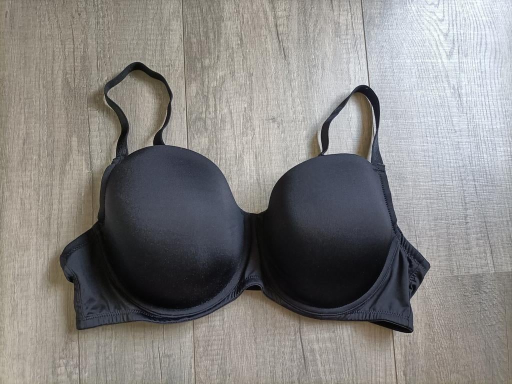 Voorgevormde beugelbeha, Kleding | Dames, Ondergoed en Lingerie, Hema, Ophalen, Zwart, BH