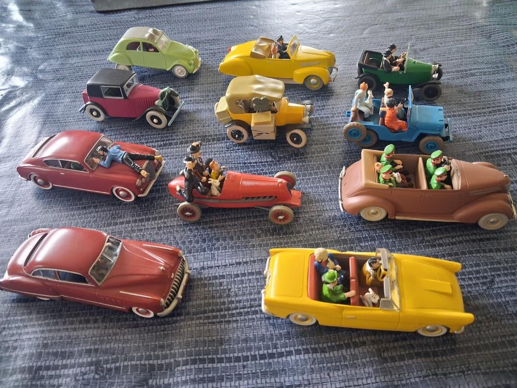 Collectie Kuifje model wagens, Ophalen, Nieuw, 1:35 tot 1:50, Figuur of Figuren