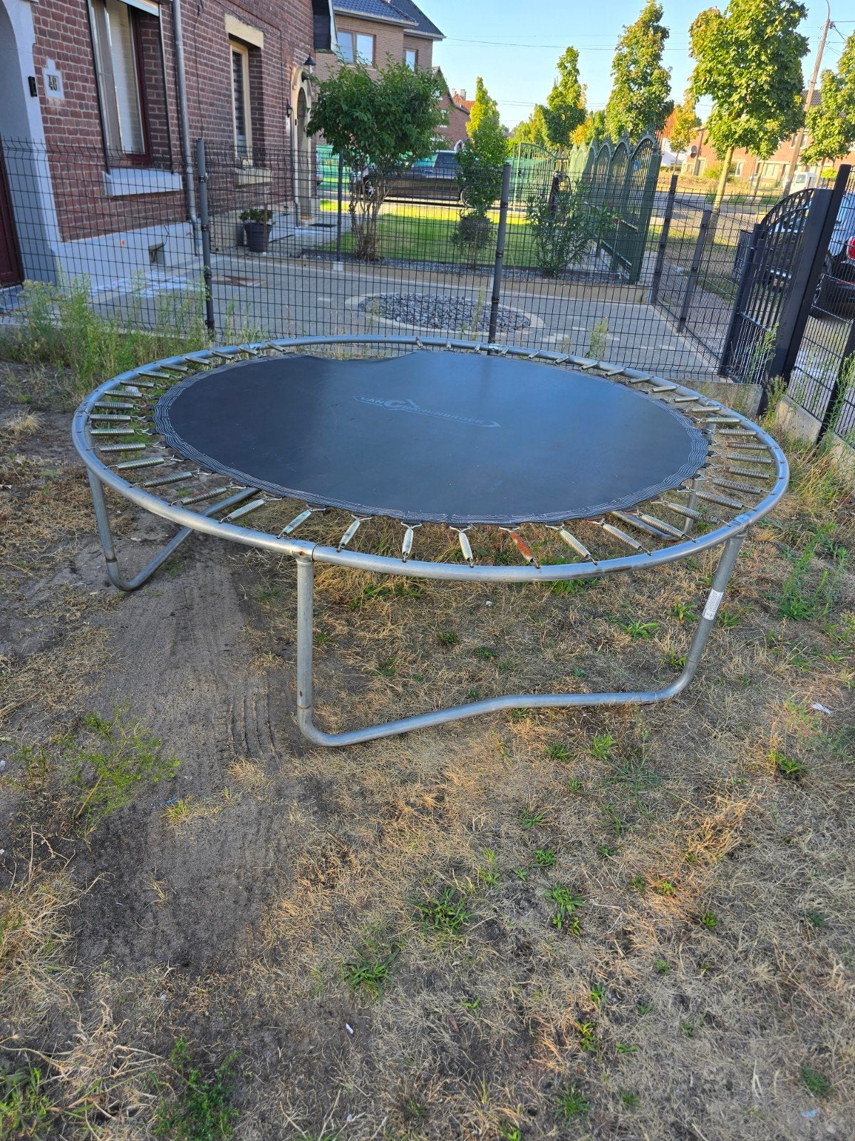 trampolin, Ophalen