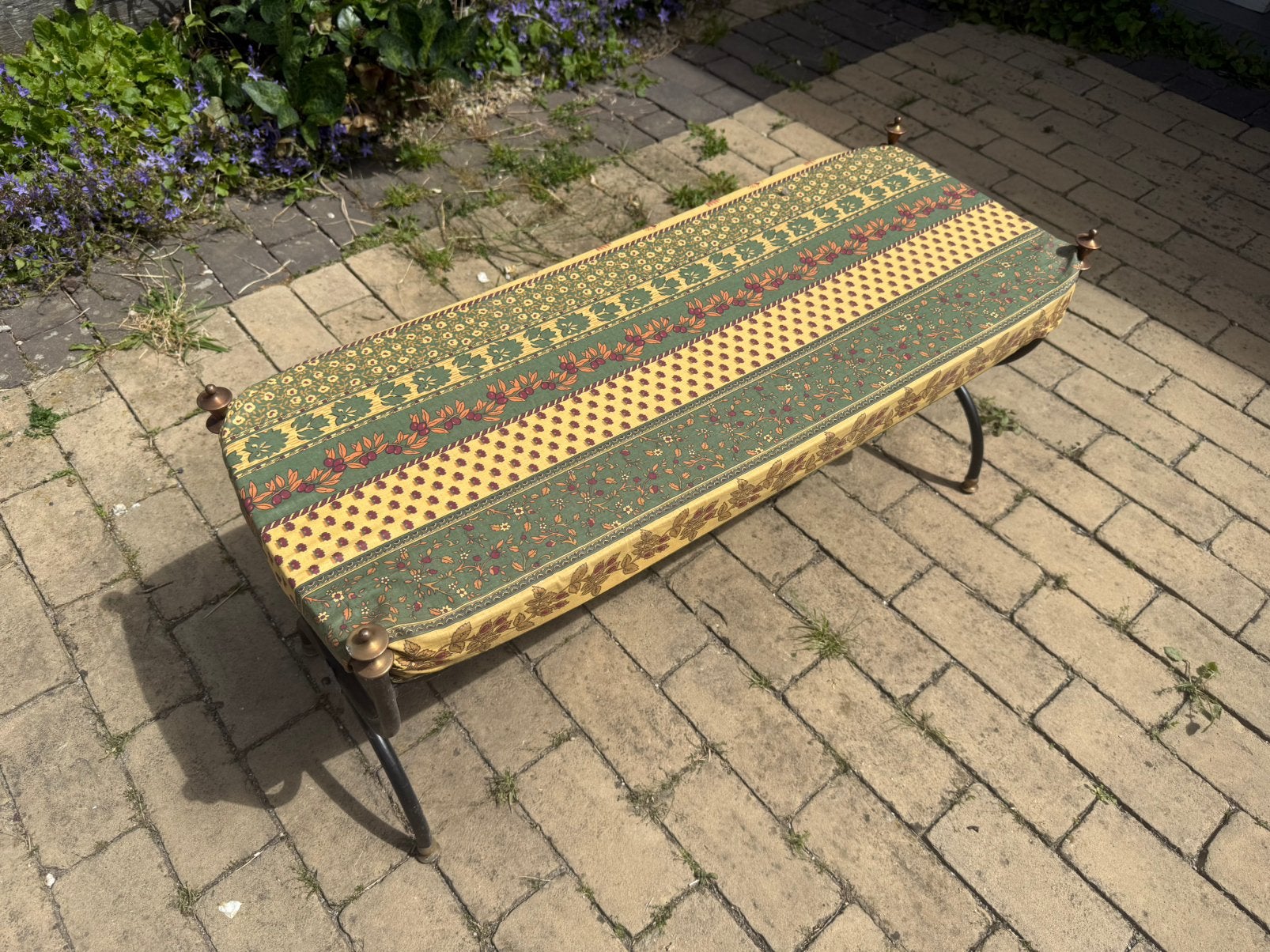 Belle banquette en fer forgé, Enlèvement, Utilisé