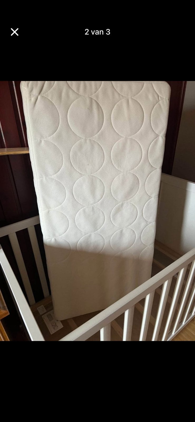 Babybedje met matras, Kinderen en Baby's, Ophalen, Zo goed als nieuw